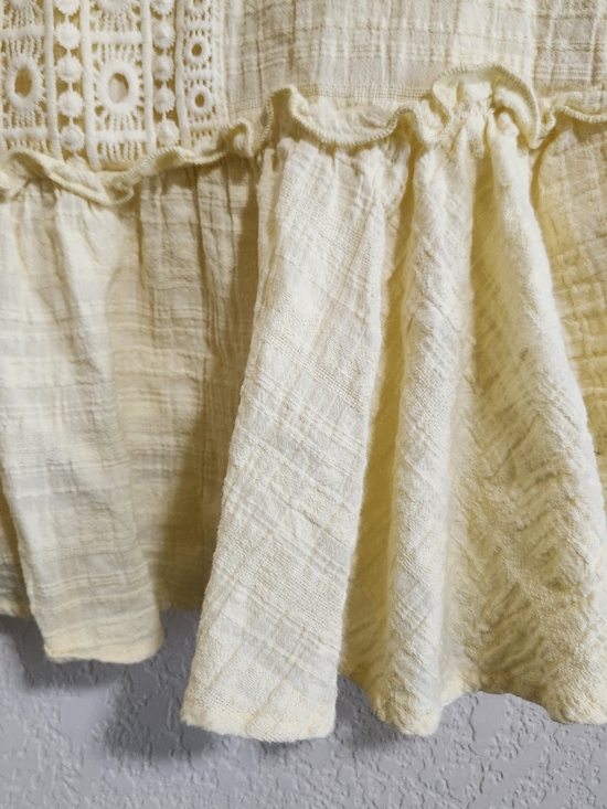 Audrey Parks for Francesca's Collections Pale Yellow Summer Mini Dress - Picture 8 of 13